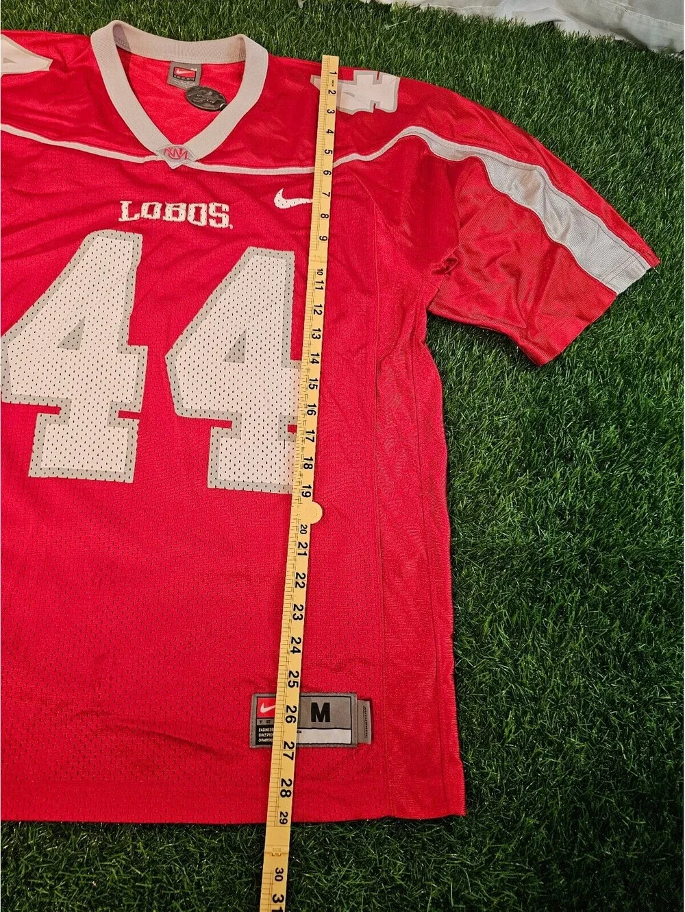 Rare UNM Brian Urlacher Nike Team Lobos #44 Red Football Jersey Medium